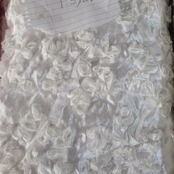 1.5 Yards Textured Satin Fabric 