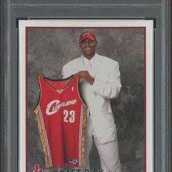 2003-04 Topps #221 LeBron James Cleveland Cavaliers RC Rookie PSA 10 GEM MINT 