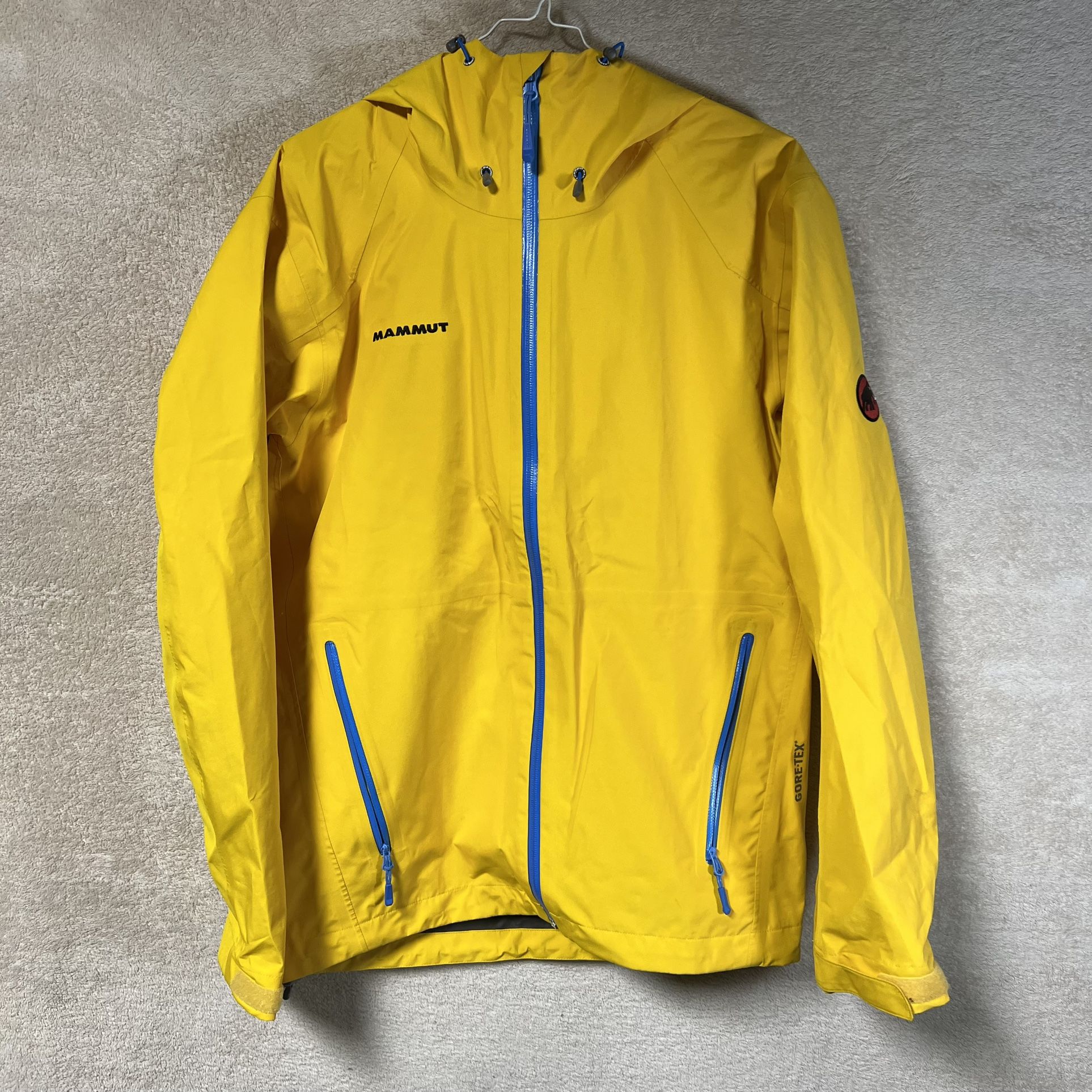Mammut Gore-Tex Alto Light HS Hooded Jacket Mens Small?? Yellow