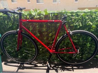 Golden Velo 7 Urban Commuter Bike Red
