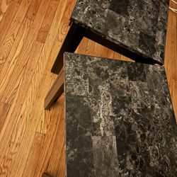 marble side tables 