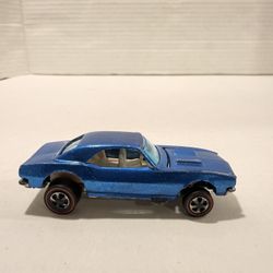 Hot Wheels Redline Custom Camaro Aqua Blue USA 1967 Mattell 