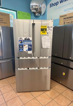 Bosch 800 Series 20.5 Cu. Ft. Counter Depth French 4 Door Bottom Mount refrigerator with FarmFresh System