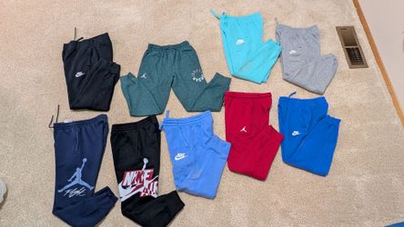 Kids Boys Nike Sweatpants Jogger Fleece Pants Size Medium