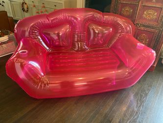 Pink Magenta Inflatable Loveseat Couch in Perfect Condition