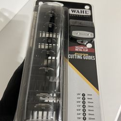 Wahl Professional Premium Cutting Guides 1/8 Organizer Secure Fit Durable Metal Clips