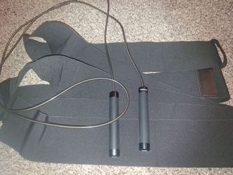 FEECCO Weighted Jump Rope & Waist Trimmer Belt Set – Brand New!