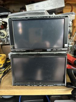 Old School Alpine Double Dins In Excellent Conditions 