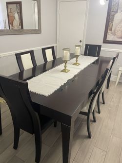 6 Chair Dining Room Table