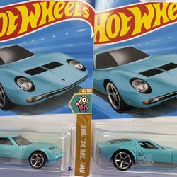 Hot Wheels 🛞’71 Lamborghini Miura SV ((each))