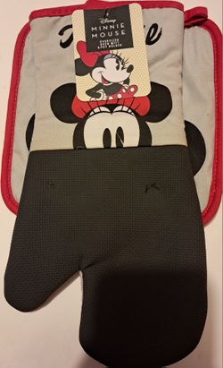 NEW Minnie Mouse Oversized Oven Mitt& Pot Holder