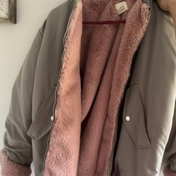 Grey/taupe Bomber Jacket