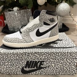 Air Jordan 1 Retro High OG White Cement