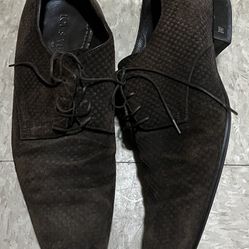 Louis Vuitton Suede Dress Shoes Made In Italy 