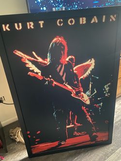 Large Kurt Cobain wall art