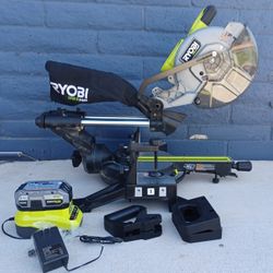 SLIDING MITER SAW 10" 18V 