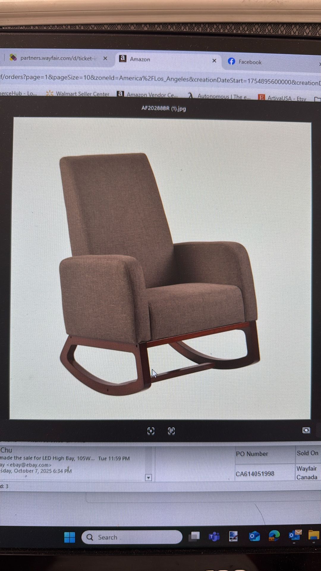 Solid Wood Rocking Chair For Sale