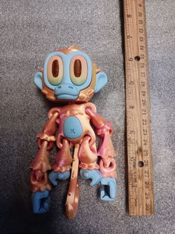 3D printed monkey (eyes GITD)