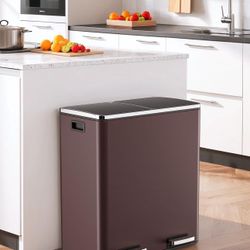 AthLike 60L(16 Gal) Dual Trash Can