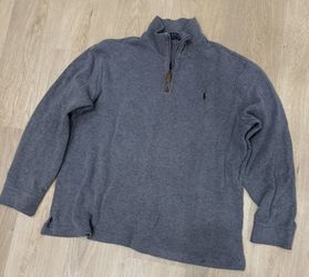 👉🏼POLO Estate-Rib Quarter-Zip Pullover