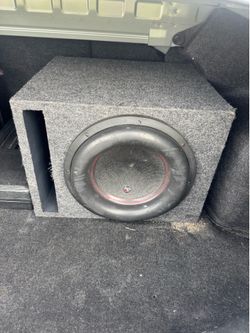 Audiopipe BDC-4 12’ subwoofer + skar rp-1200 amp in ported box
