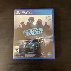 Need for Speed for PS4