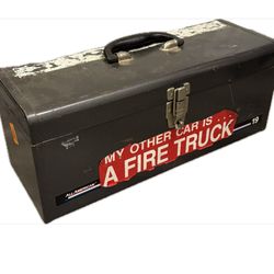 Vintage Metal Toolbox 