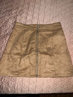 Brown high waisted skirt