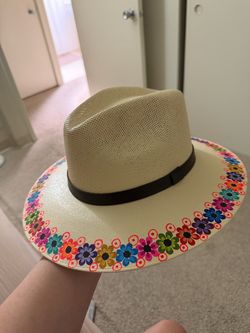 Mexican painted hat