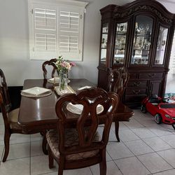 Dinning table and Showcase