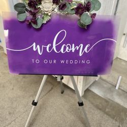 Wedding Welcome Sign