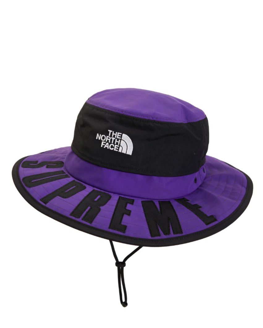 Northface x Supreme Purple Bucket Hat, NWT