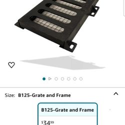 Mosinsbo Cast Iron Drainage Grate & Frame 17" inch Length 4 1/4" inch Width. Msrp $34
