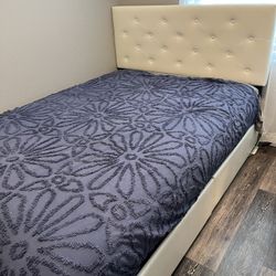 Full Size Upholstered Platform Bed
