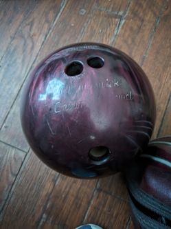 1980 Bowling Ball With Bag Included