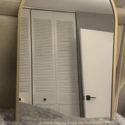 New! Designer Gold Mirror 20”Wx30”H Wall Decor Make Up mirror