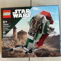 Lego Star Wars Boba Fett’s Starship Microfighter 75344 New 