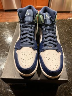 Nike Air Jordan 1 Mid Mystic Navy Mint Foam – Soleforsneakers