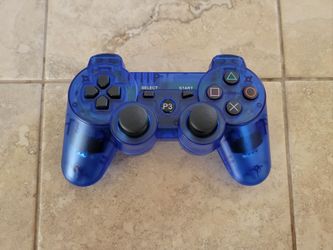 PS3 Controller - Transparent Blue - Playstation 3