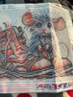 Mouse diamond art kit