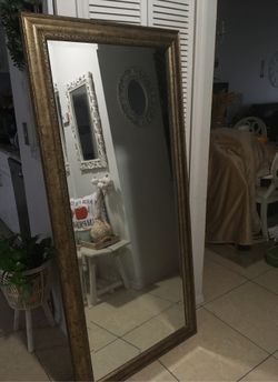 Mirror champagne gold