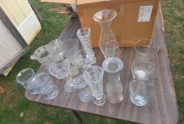 Assorted Tealight and Bud Vases