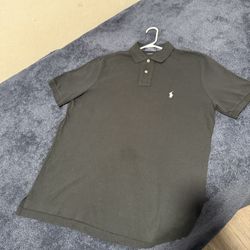 Black Polo Ralph Lauren Collar Shirt