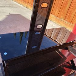 Entertainment center For TV 3 tier glass 
