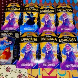 Lorcana The First Chapter Booster Packs & Decks Bundle