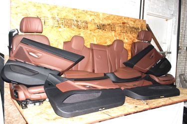 🔥 BMW F06 Gran Coupe Leather Seat & Panel Set Zimtbraun OEM 640i 650i M6 🔥