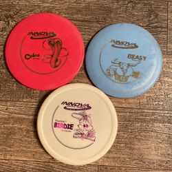 3 Innova Frisbee Golf Discs