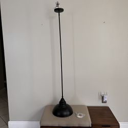 New Black Pendant Ceiling Lamp Whit Lightbulb  ( Only one ) 