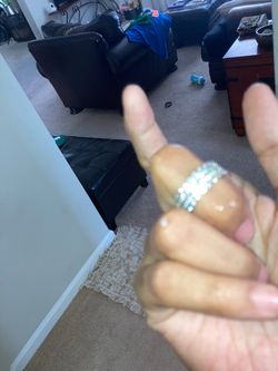 Moissanite ring