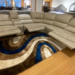 COMFY NEW ALEJANDRA MOCHA RECLINING SECTIONAL SOFA ON SALE ONLY $1299. IN STOCK SAME DAY DELIVERY 🚚 EASY FINANCING 
